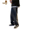 YANXU夏季牛仔裤男生宽松直筒黑色休闲长裤韩版潮流复古潮牌百搭阔腿裤薄款广州新塘牛仔