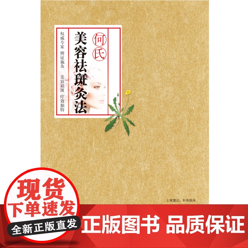 何氏美容祛斑灸法 中医 中国中医药出版社 正版书籍高清大图