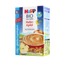 [新老包装随机发货]Hipp 喜宝 有机苹果谷物燕麦晚安米粉 450g /盒装