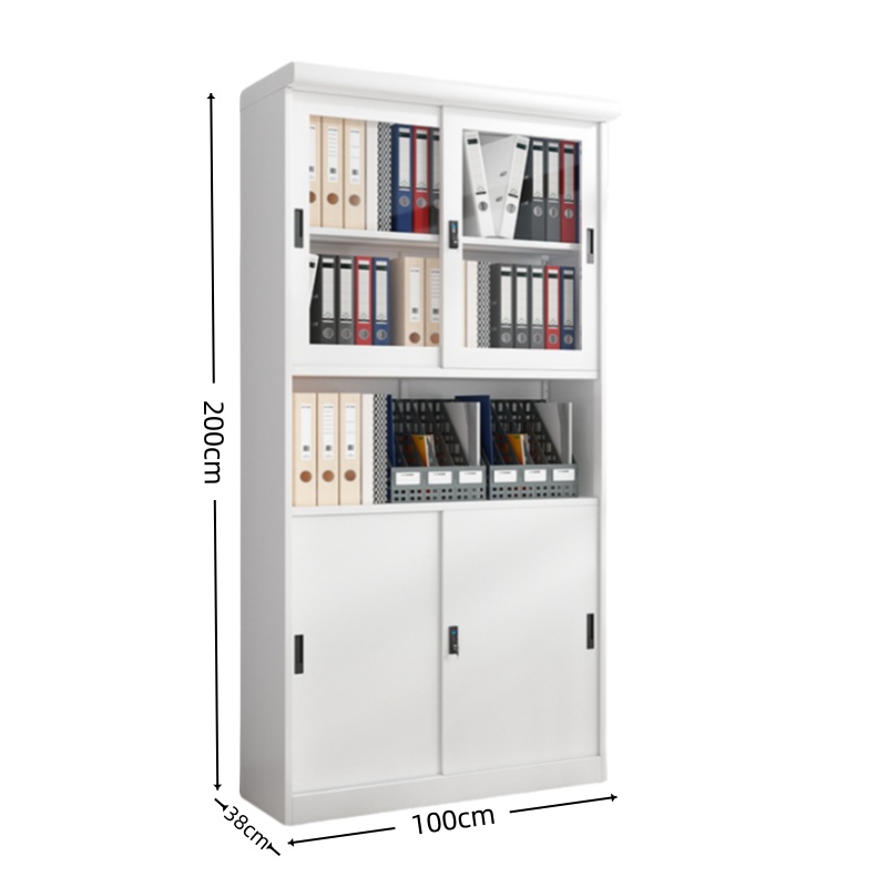 智叶舟办公柜1000*380*2000mm台高清大图