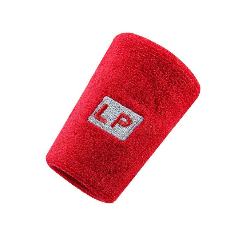 LP663 棉质手腕汗带护腕男女篮球羽毛球运动擦汗巾护具健身吸汗护手腕2只装(七包服务)