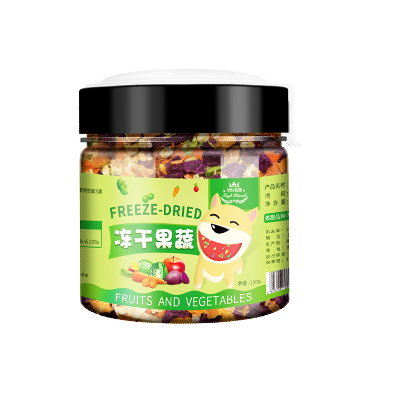 狗狗辅食拌饭狗粮伴侣冻干果蔬泰迪金毛比熊狗狗零食蔬菜干拌狗粮高清大图