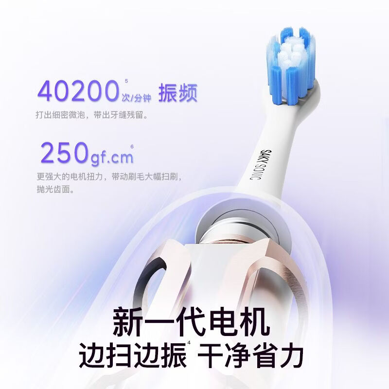 舒克 电动牙刷T2系列 T2PRO 蓝色/白色/黑色/粉色 (单位:个)高清大图