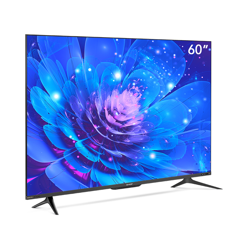 夏普(SHARP)4T-C60D7DA 60英寸4K高清智能全面屏平板液晶电视机