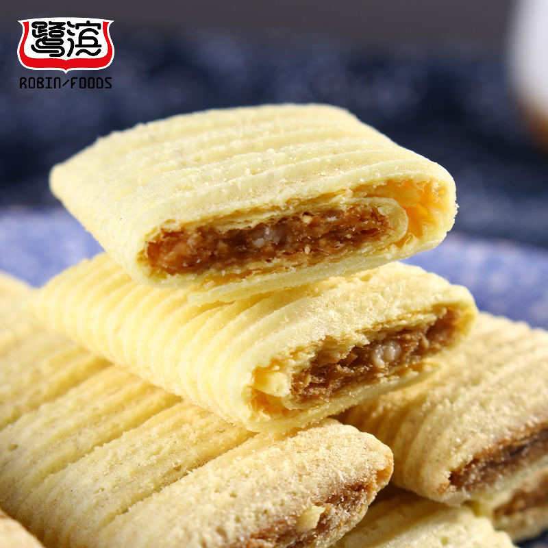 鹭滨 零食饼干 蛋花酥芝香味227g袋装(休闲小零嘴闽南风味)