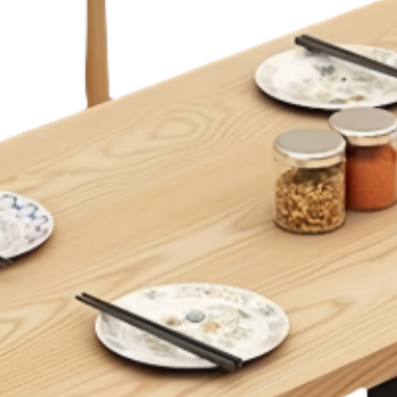 豫龙都 餐桌一桌二椅套高清大图