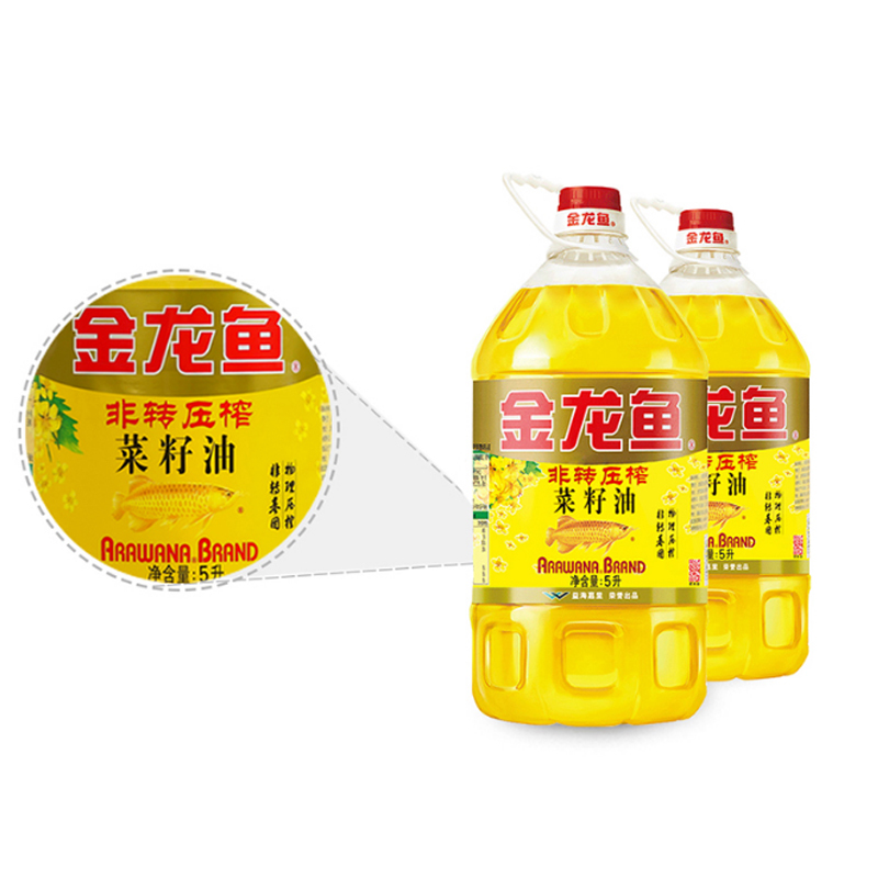 金龙鱼 非转压榨 菜籽油5L H