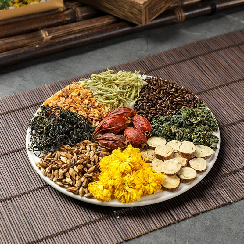 千禧渡 八宝茶 BBCH-02 500g 盒高清大图