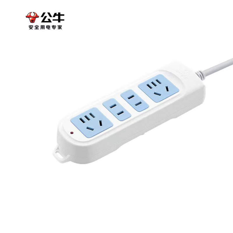 公牛(BULL)插排 GN-101-4M 4位无开关全长4米 个