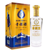 西藏藏佳纯圣峰青稞酒52度浓香型白酒 500ml 瓶