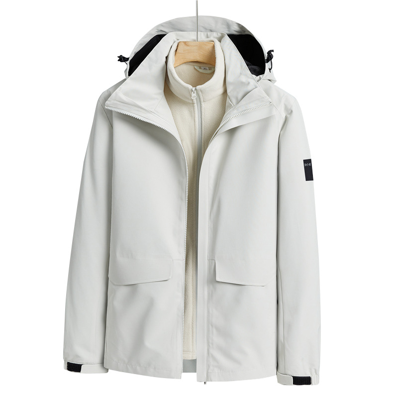 浩博时代 男士三合一冲锋衣两件套装 多色可选 L-5XL 件