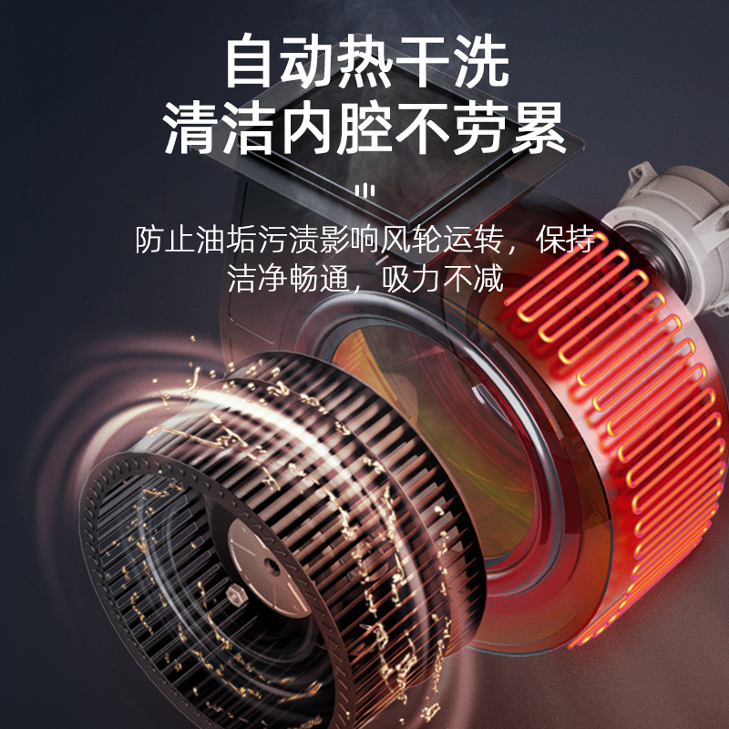 真情好太太22立方顶吸式吸油烟机欧式油烟机8键触控免清洗大吸力体感900mm小尺寸脱排油烟机HTT-X25(不含安装)