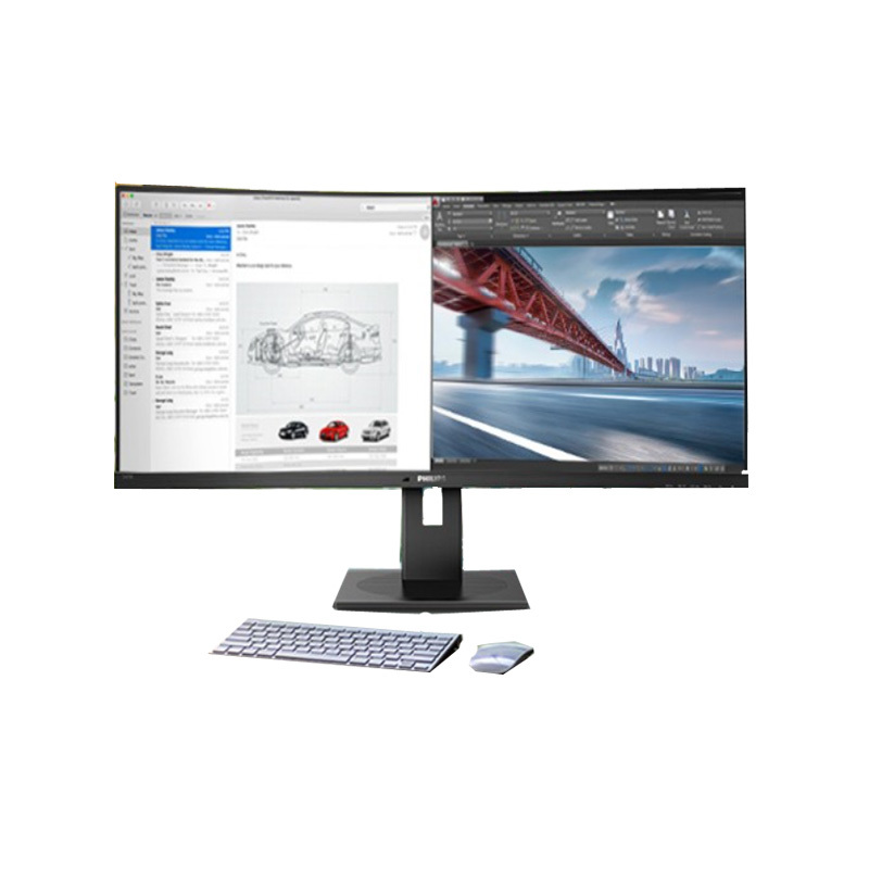 飞利浦（PHILIPS）342B1C 34英寸超宽屏显示器（21:9带鱼屏 1500R曲率 75Hz刷新率 可壁挂）