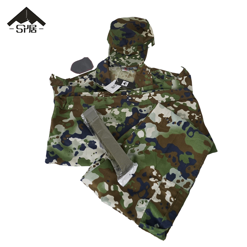 三人居作训服迷彩服套装SRJHY006/套高清大图