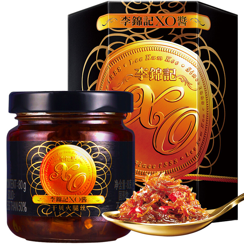 李锦记调味酱XO酱海鲜拌饭酱80g视频介绍_李锦记调味酱XO酱海鲜拌饭酱