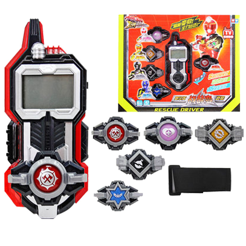 超救分队豪华版战能变套装变身器变形召唤器男孩玩具变形机器人面具