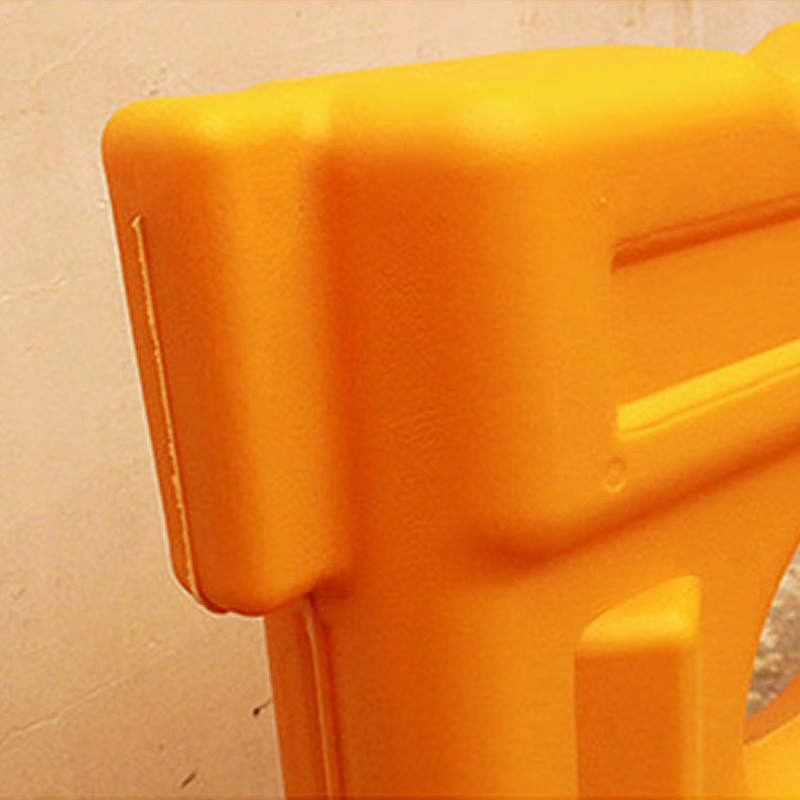 臻远ZY5072421三孔水马注水滚塑隔离板隔离墩护栏围挡 水马黄色1250*260*700高清大图