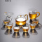 富光(FUGUANG) 现代简约客厅玻璃茶杯 茶具七件套 单套装