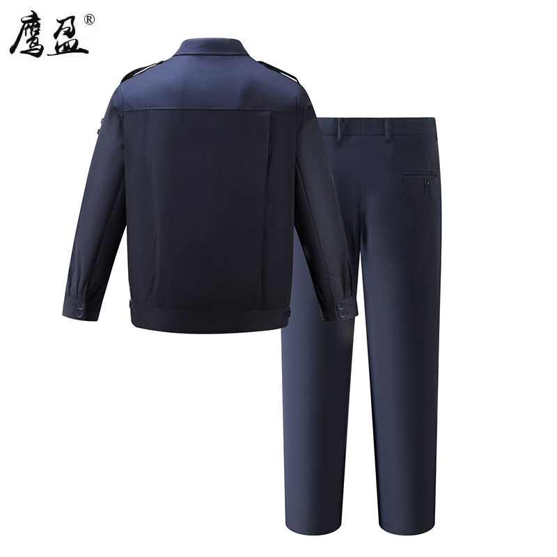 鹰盈 春秋夹克工作服 各码 一套高清大图