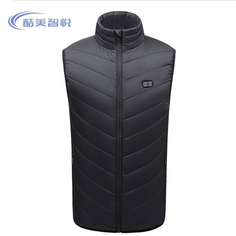 酷美智悦 加热棉服马甲11区 M111 套高清大图