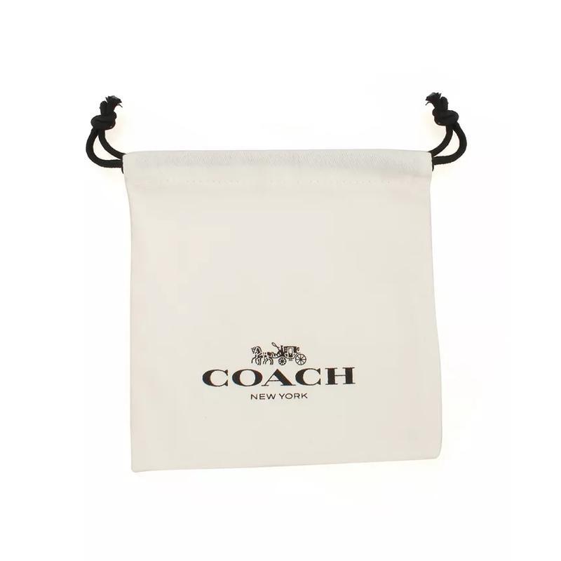 蔻驰(COACH)Coach精致链条珍珠吊坠项链日常百搭配饰黄金色五金