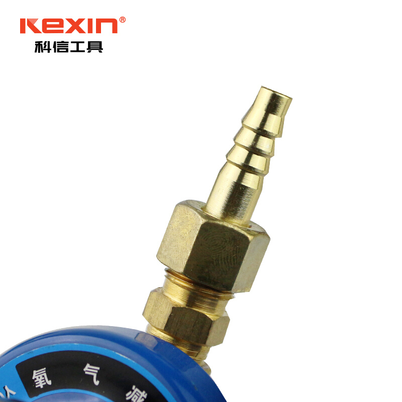 科信(kexin)氧气减压器 减压表减压阀氧气表(带护套)KX860001 1个