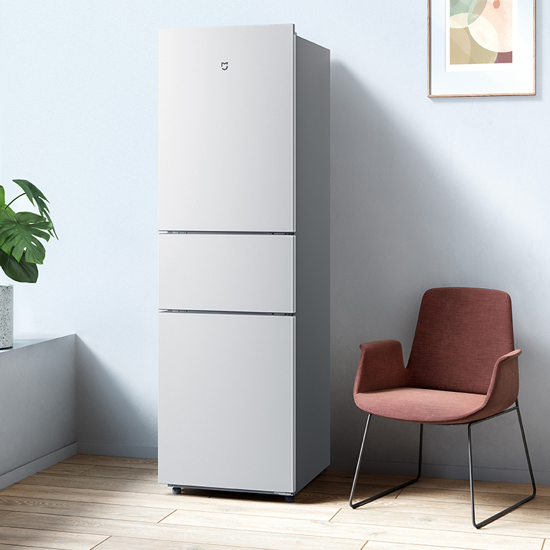 小米冰箱米家216升 风冷无霜三门三温小型家用电冰箱 离子除菌冷冻