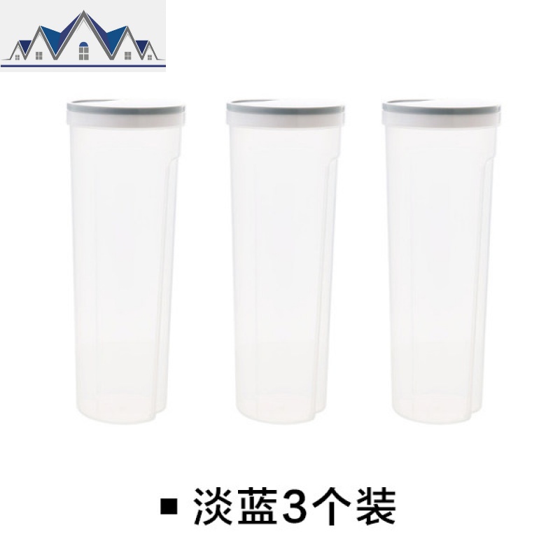 厨房塑料装面条罐子大容量五谷杂粮储物密封罐挂面食品面条收纳盒 三维工匠高清大图