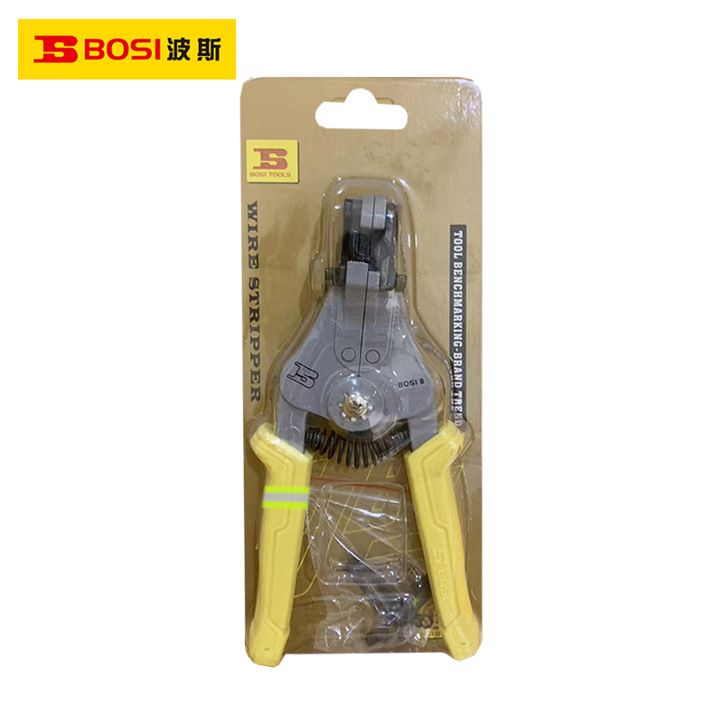 波斯(BOSI) 荧光系列重型自动剥线钳 1.0mm-3.2mm 把高清大图