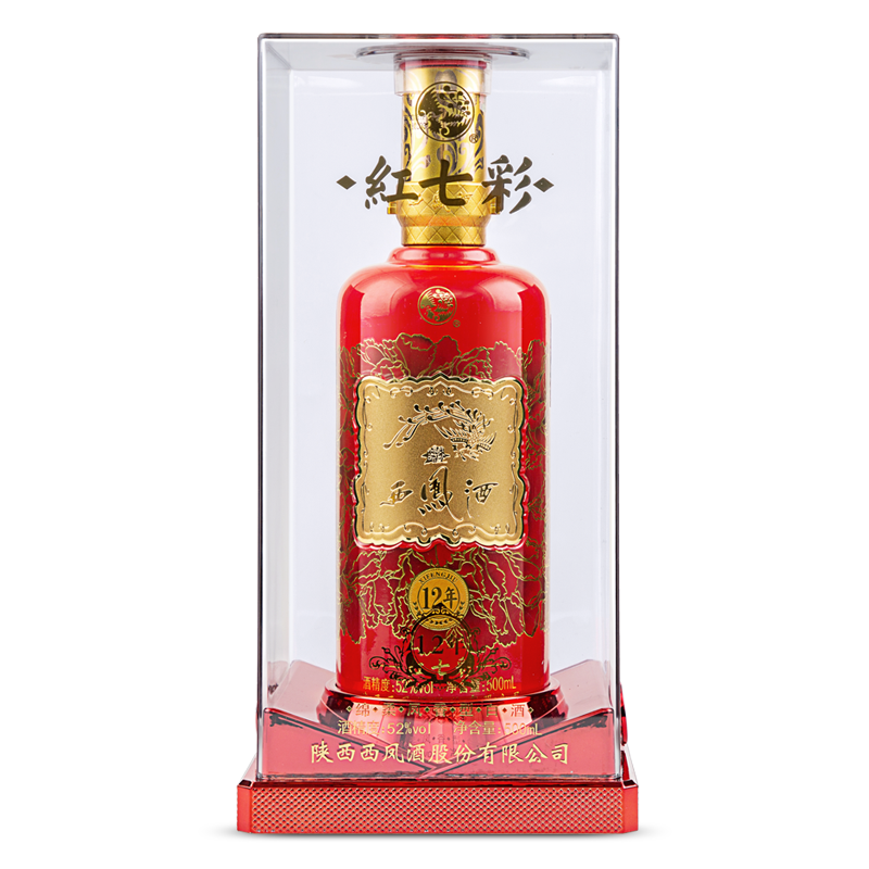 西凤酒红七彩42度单瓶 500ml/瓶