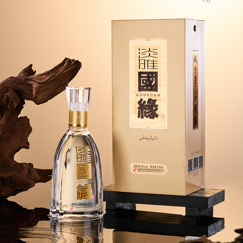 今世缘 淡雅国缘 浓香型白酒 42度 500ml*6瓶 整箱装 苏宁自营高清大图