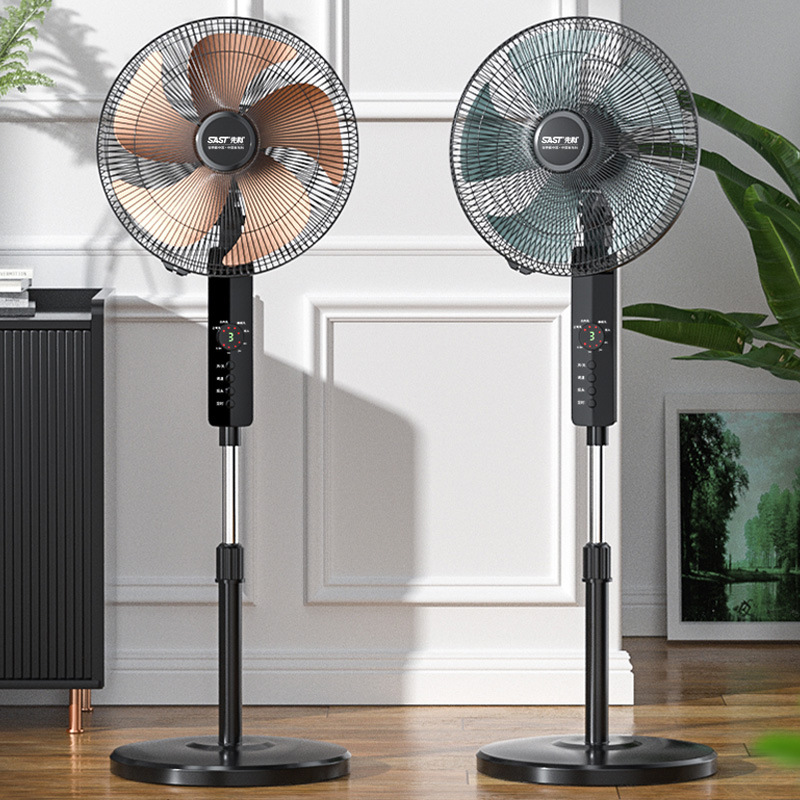 先科(SAST)电风扇落地扇升降落地风扇家用宿舍电扇 16寸 机械款铝扇叶高清大图