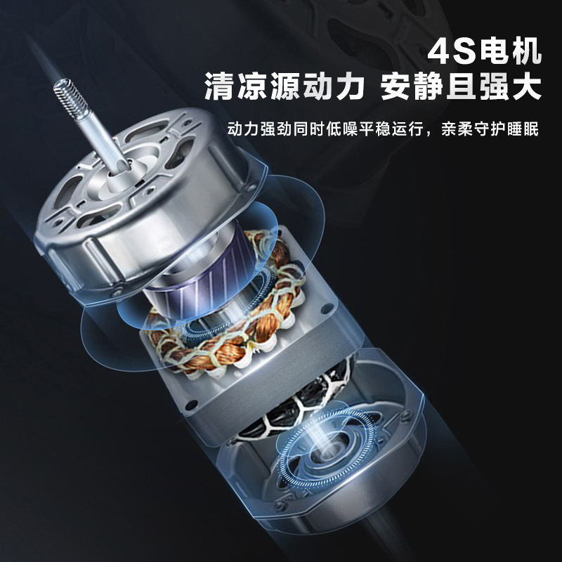 格力(GREE)FD-40X52家用风扇节能轻音落地扇立式宿舍摇头电扇定时时尚白色电风扇高清大图