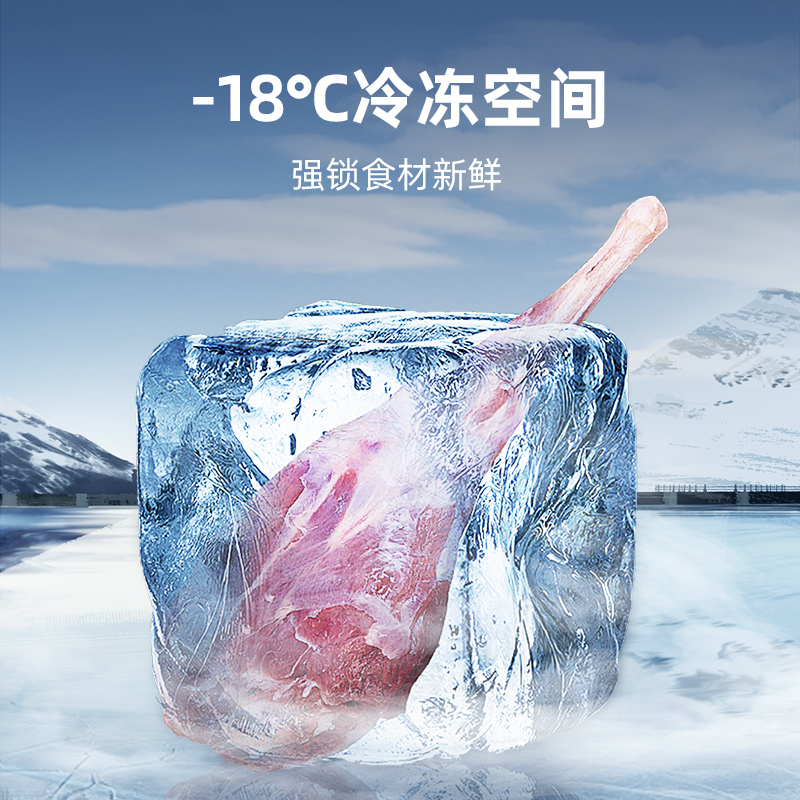 星星KD-1871G6商用冰柜四门 六门立式冰箱冷藏冷冻保鲜厨房展示柜玻璃门后厨冷柜高清大图