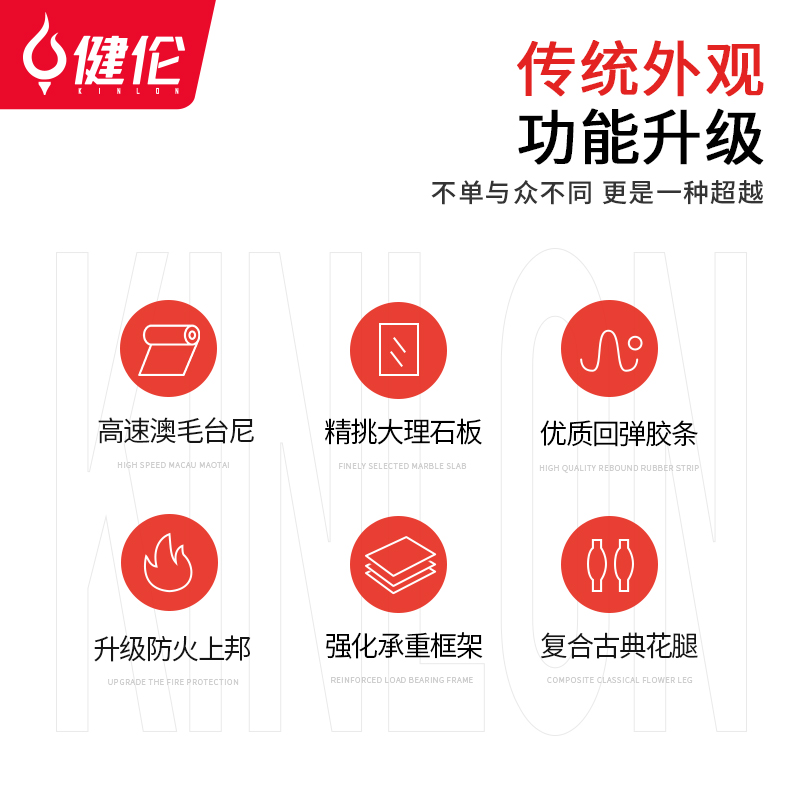 台球桌成人桌球台家用黑八美式中式经典黑八高配版 TGZ-HT02高清大图