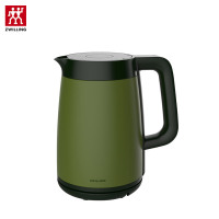 双立人ZWILLING NOW青柠色电热水壶家用烧水壶便携式保温控温一体