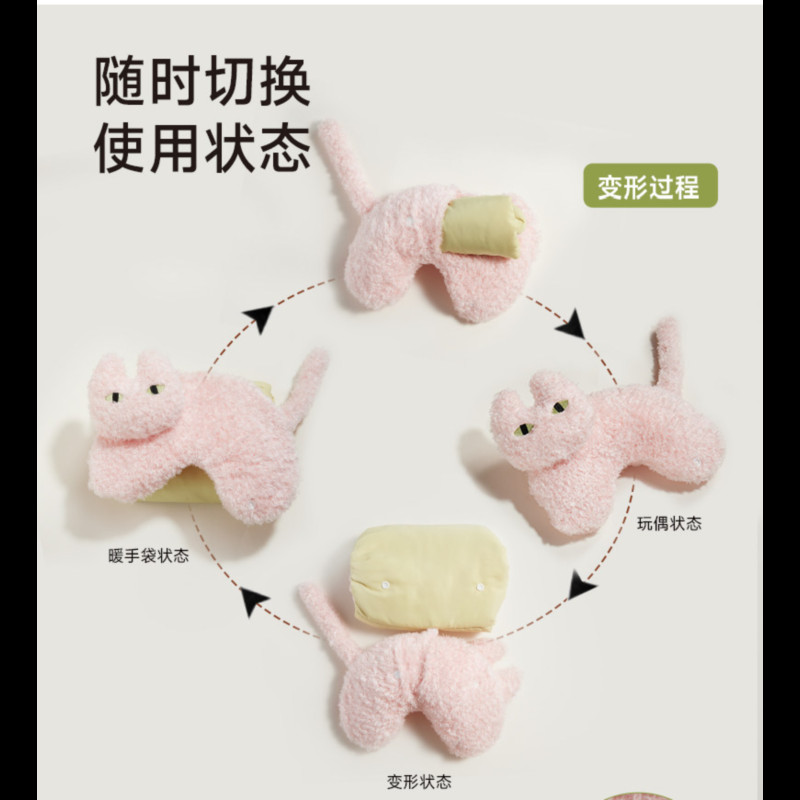 冇心心暖暖手袋 暖黑猫 SW010高清大图