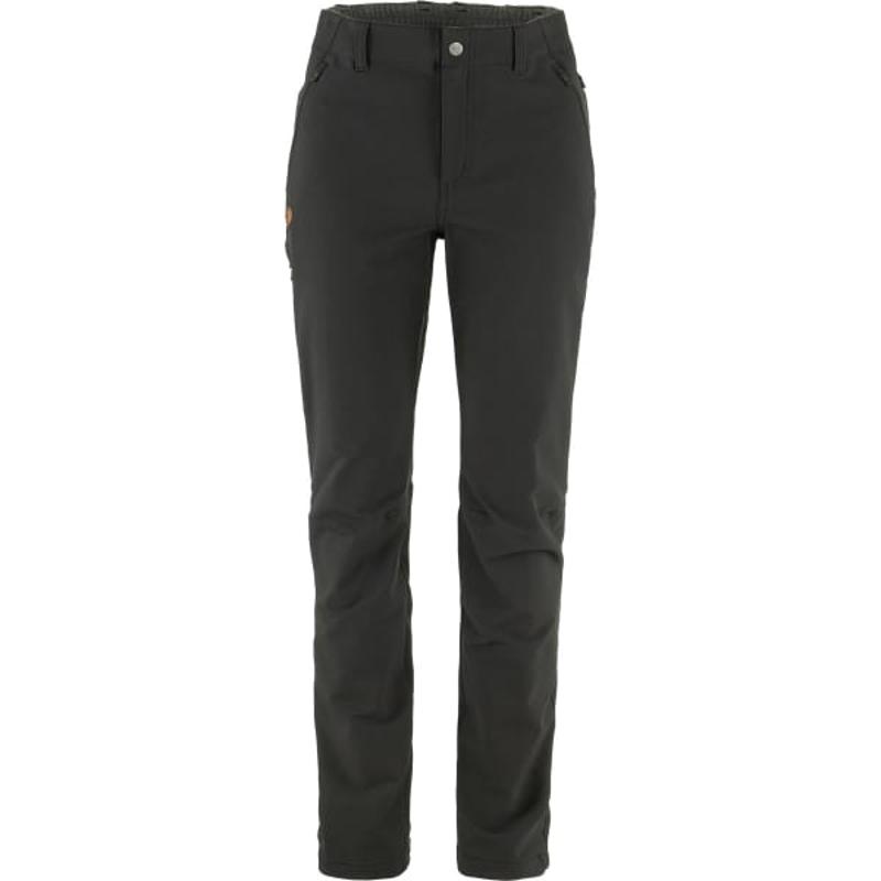 Fjallraven 女款冬季休闲登山裤 四向弹力保暖防水透气裤子 Black 40/R