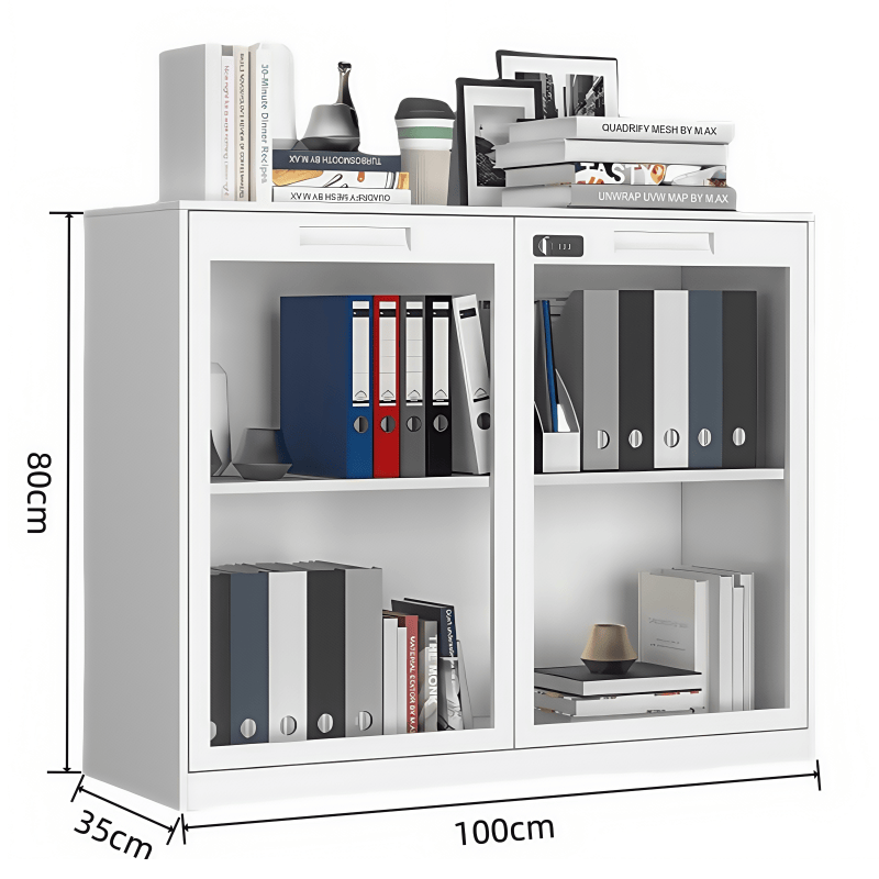 鑫木樽办公柜100*35*80cm台高清大图
