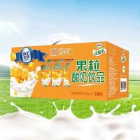 伊利真果粒优酸乳酸奶饮品芒果草莓黄桃果粒12盒/箱
