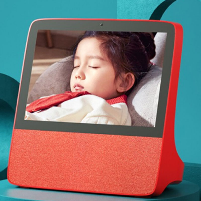 小度在家 智能屏X8 8英寸高清大屏 触屏带屏智能音箱 红色高清大图