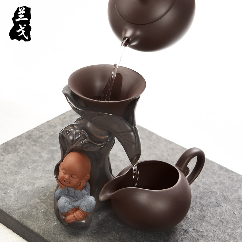 美帮汇紫砂功夫茶具套装家用茶杯懒人西施壶陶瓷茶道配件茶壶单壶高清大图