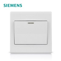 西门子SIEMENS开关插座面板 品宜雅白系列 一开多控