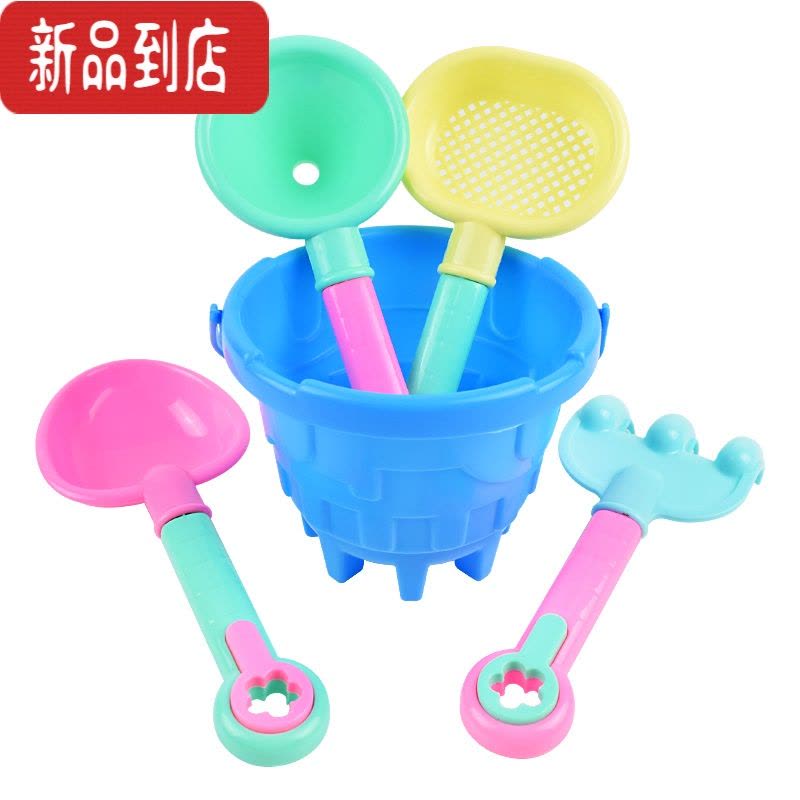 真智力沙滩小铲子儿童玩具挖沙土玩沙子工具套装桶宝宝海边小孩大童塑料图片