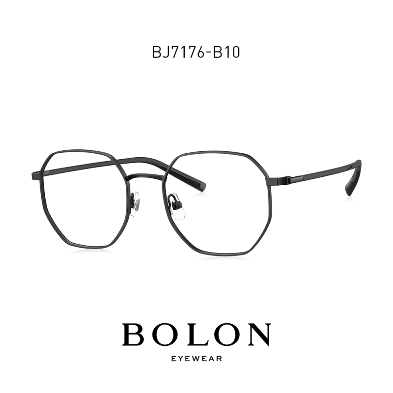 BOLON暴龙眼镜2021新品男女款光学镜框金属框近视眼镜架BJ7176