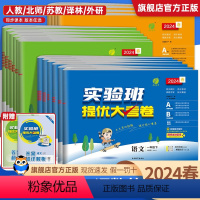 [人教语文+人教数学+人教英语]3本 三年级下 [正版]2024春实验班提优大考卷一二三四五六年级上册下册语文数学英语人