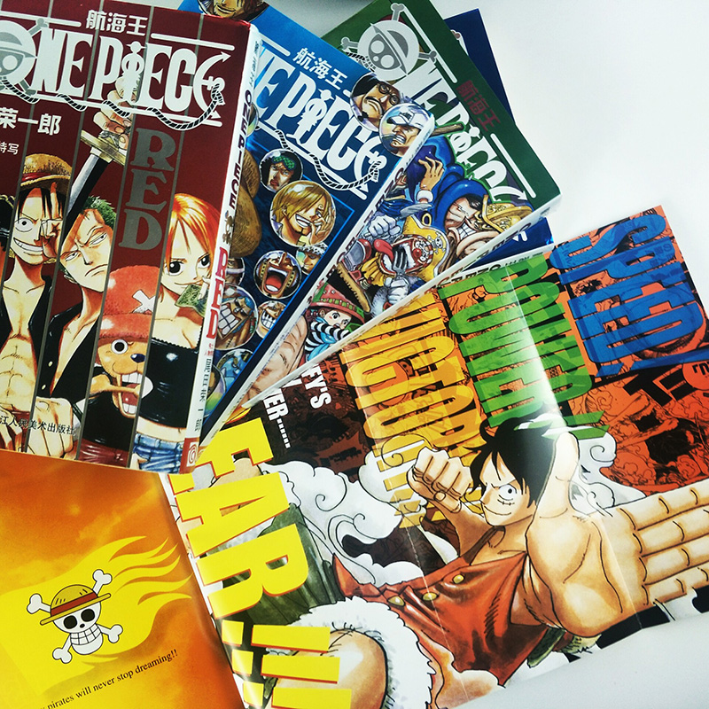 [正版]海贼王漫画书周边全套4册 RED伟大人物特写YELLOW元素解析BLUE DEEP人物世界伟大内幕集锦红黄蓝绿深高清大图