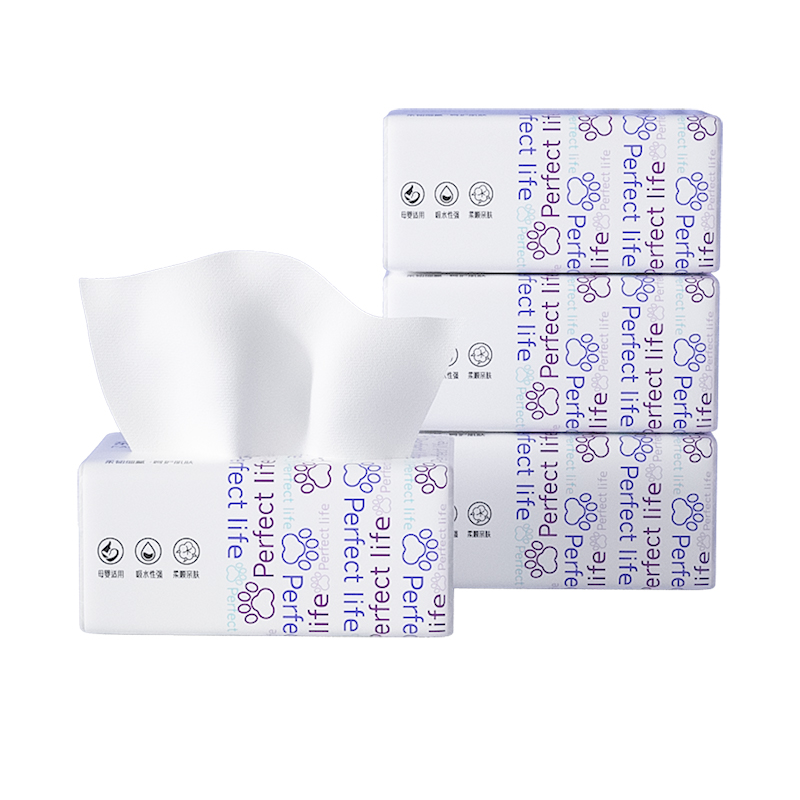 艾逸瑶选原生木浆完美生活亲肤软抽纸360张4包AYYX038-4 餐巾纸卫生纸面巾纸家用纸巾!