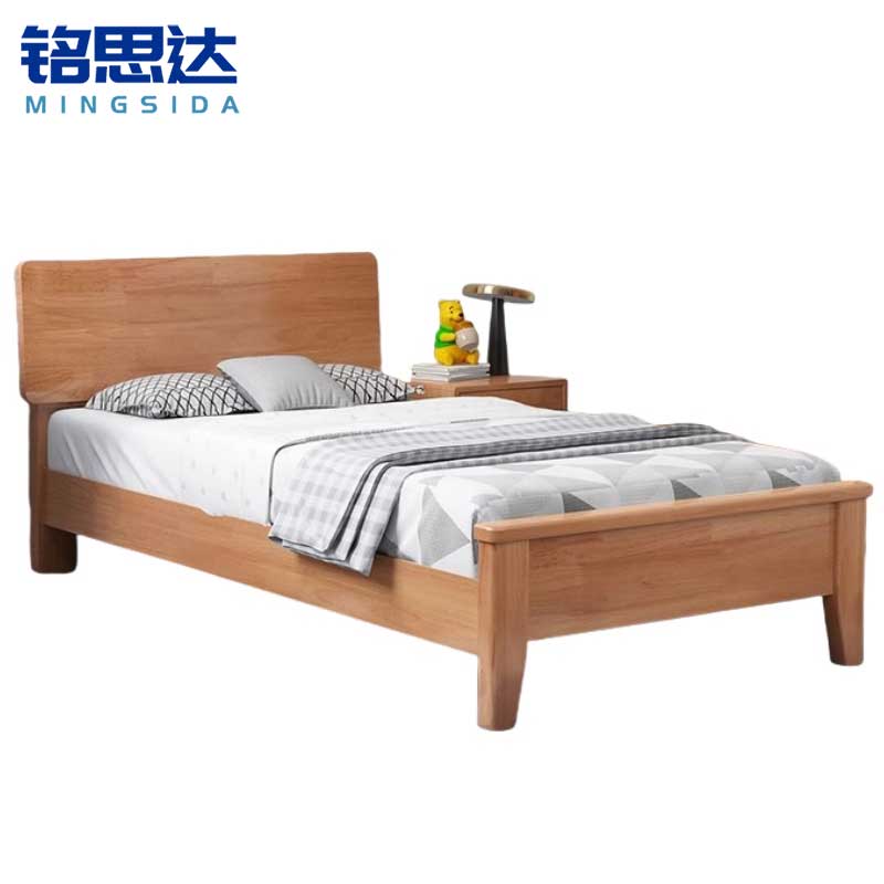 铭思达实木床高清大图
