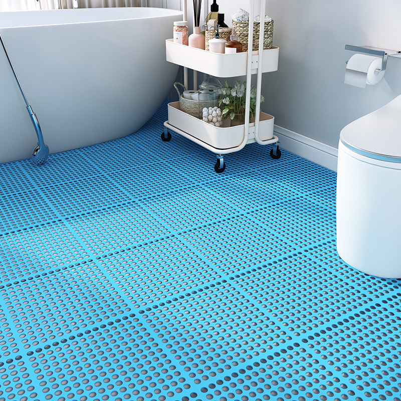 英仑风情浴室防滑垫淋浴家用洗澡脚垫卫生间地垫拼接厕所镂空隔水垫子